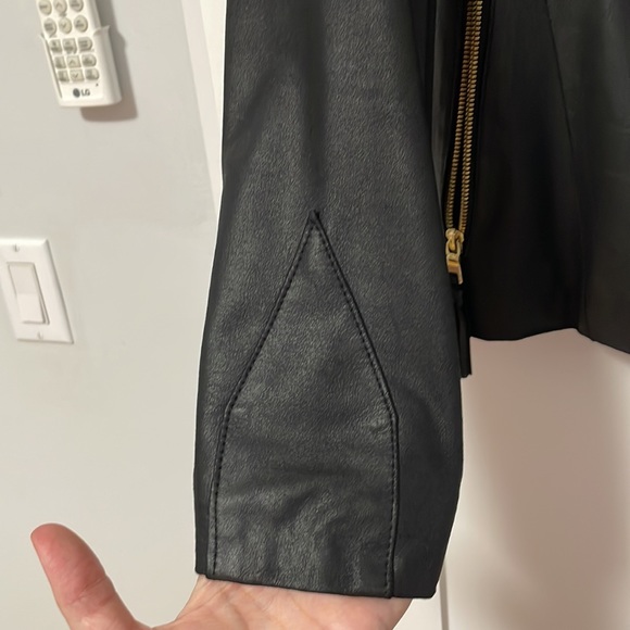 Via Spiga Leather Blazer - s - Picture 6 of 9